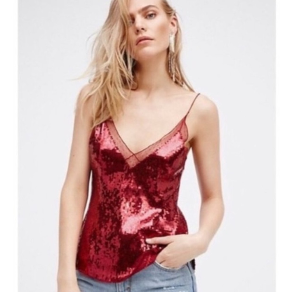 Intimately Free People Sassy Sequin Cami